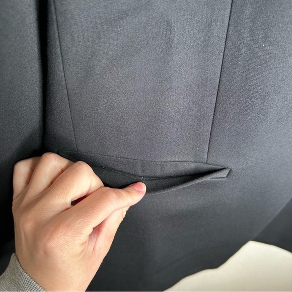 NWT Spanx The Perfect Collarless Blazer Classic Black large - Picture 4 of 14
